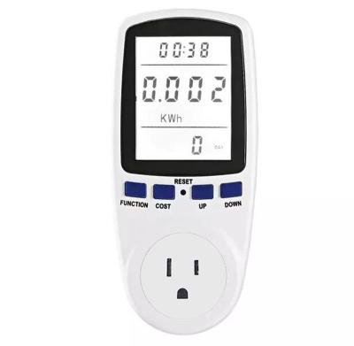 China American Digital Electric 220 Volts Plug In Socket Watt Meter Wattage Meter Power PM-US for sale