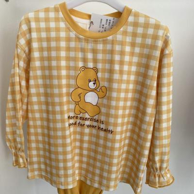 China 2022 Organic Breathable Baby Pajamas 100% Cotton Baby Pajamas Children Pajamas Kids Pajamas for sale