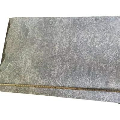 China Traditional Patio Flamed Blue Stone Paver Tile for sale