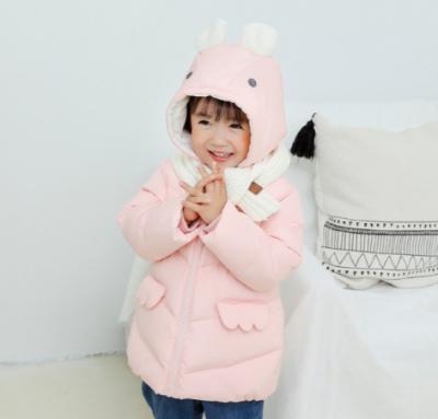 China Fashionable breathable, comfortable, 90% filling rate white duck down jackets thick baby bottoms jacket 3 years old baby jacke for sale