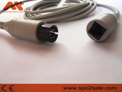 China Mindray 6Pin al cable compatible 001C-30-70760 del adaptador de Abbort IBP en venta