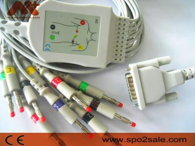 Cina Cavo paziente del eCG non staccabile per l'elettrocardiografo di Mindray R12 in vendita