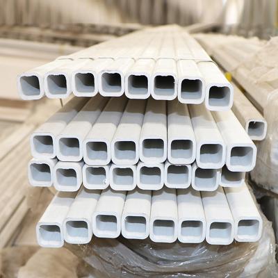 China Drilling Hole For Poultry Water Pipe Free 25mm Square PVC Chicken Plastic Tube Drinking Line for sale