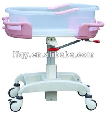 China Medical plastic and aluminum baby cradle stroller, baby bassinet for sale