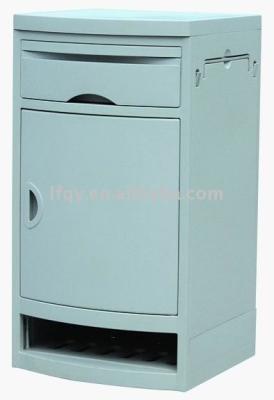 China Hospital Cabinet / Inpatient Hospital Bedside Table Plastic Cabinet for sale