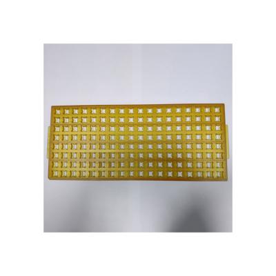 China Best Selling 150X300X20mm Yellow Aluminum Round PC+20%GF CNC Parts High Precision Parts for sale