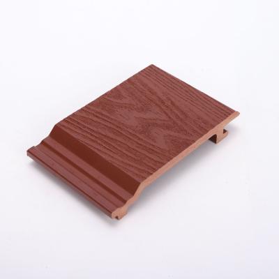 China Modern Waterproof Exterior Wpc Cladding Panels Wood Plastic Wall Cladding for sale