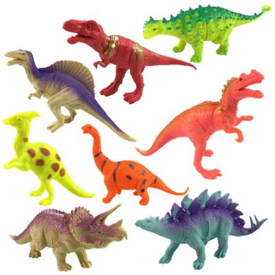 China non-toxic material & Good Painting Custom Make Vinyl Dinosaur Soft PVC Animal Toy , OEM Plastic Dinosaur Figure Toys for sale