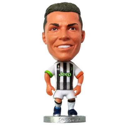 China Good painting& Custom Realistic Eco-friendly Material 3D Football Figure, OEM Plastic Football Player Figure, Realistic Plastic Miniature Football Figures Toys Factory for sale