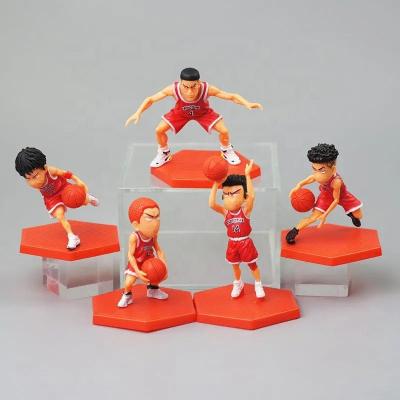 China Good painting& Eco-friendly Cartoon Mini Plastic Football Player Toy Custom Material 3D Figures OEM Plastic Football Player Figures Factory for sale