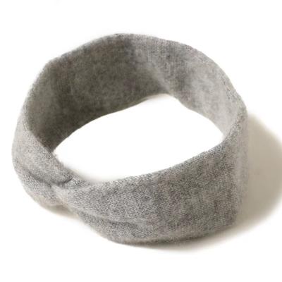 China Latest direct sales 100% pure cheap design durable cashmere women's cashmere knit headband for sale