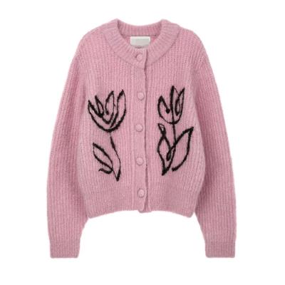 China The Other Autumn And Winter Flower Pattern Elegant Casual Sweater From The Bargain Price for sale