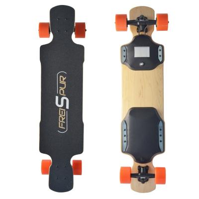 China Canadian Maple E Longboard Adult Sports Remote Control Electric Skateboard With Big Wheel 83mm for sale