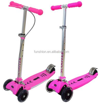 China Child 4 Wheels Kids Kick Scooter Kid Plastic Scooter With Nylon Scooter Deck for sale