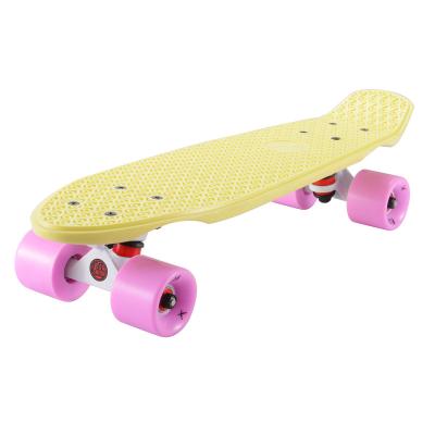 China 22 Inch Youth Plastic Skateboard Passed CPSC OEM Cruiser Skateboard For Kids for sale