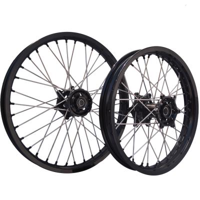 China WM 18 polegadas 36 espelho motocicleta roda de liga de conjunto para 125/250/300/450/500/525 Top Choice à venda