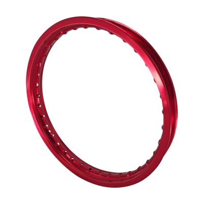 China Ruedas de motocicleta de aleación de tipo H de color rojo polaco 1.85-18 para una construcción duradera en venta