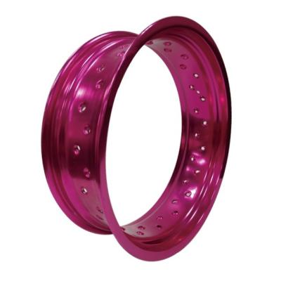 China Customizable 7116 T6 Aluminum Universal 17 Inch Supermoto Spoke Wheel Rims in Purple for sale