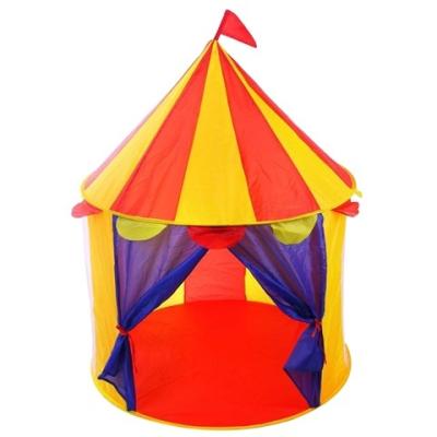 China Children's Sports Toy High Quality Play Tent Circus Baby Playhouse Folding Two Color Indoor And Outdoor Playground Tent for sale