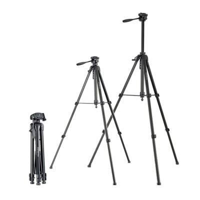 China 70 Inch Portable Flexible Three-section Camera Tripod Stand Aluminum Alloy Portable Tripod For Mobile Phone for sale