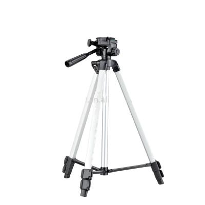 China Telescope Stand Silver Color 53 Inch Good Prices Portable Tripod Stand For Mobile Phone Camera for sale