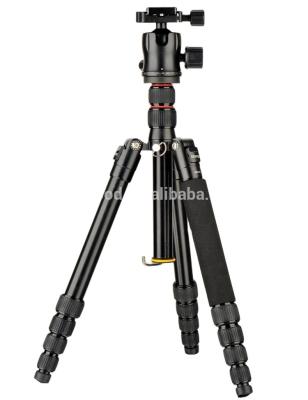 China Monopod & Tripod DIGIPOD Two Mode In One Design 5 Sections Ball Head Light Support Tripod Fluid Legs A255+BH-52MT for sale