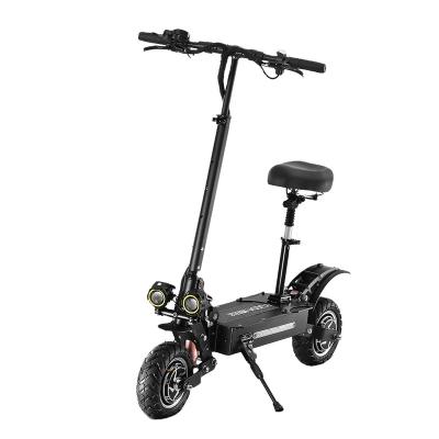 China Unisex cheap 10inch electric scooter with 3200W 52V16Ah floding double motor and light for sale