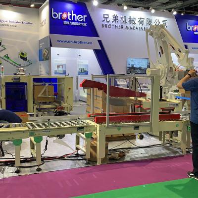 China Bropack Automatic Carton Packing Line With Sealer/ Coveyor/Belt Machine for sale