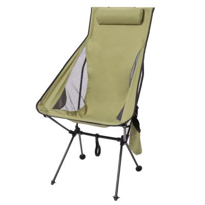 China Portable Lightweight Outdoor Folding Chair Ultralight Portable Camping Reinforced Aluminum Alloy Chair With Cup Bag Beach Fishing Chair for sale