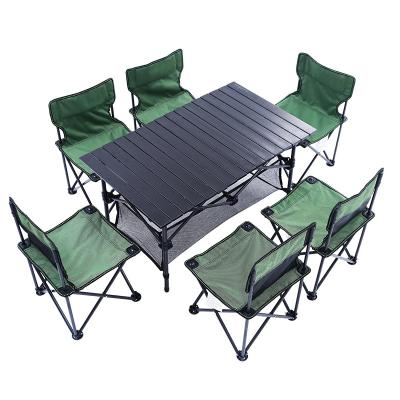 China New Outdoor Portable Foldable Table Chair Camping BBQ Easy Carry Picnic Fishing Table Furniture Ultralight Non-slip Folding Desk for sale