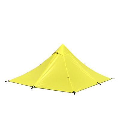 China Wholesale Pyramid 2 Waterproof Windproof People Tents Solid Color Outdoor Waterproof Camping Tents for sale