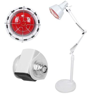 China Skin Tightening Red Light Therapy Far Infrared Mineral Heating Lamp With A Detachable Head For Home Use for sale