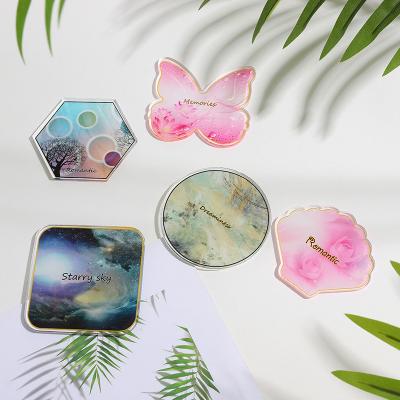 China Easy Apply Butterfly Shell Love Photography Nail Holder Color Palette Dish Shelf Jewelry Tools Factory Direct Selling for sale