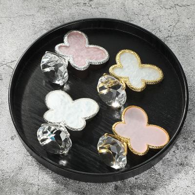 China Easy Apply Nail Art New Arrival Gold Butterfly Display Nail Manicure Palette for sale