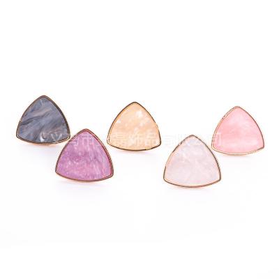 China Easy Apply Nail Art Ring Color Palette Mini Portable Resin Nail Color Palette Tray for sale