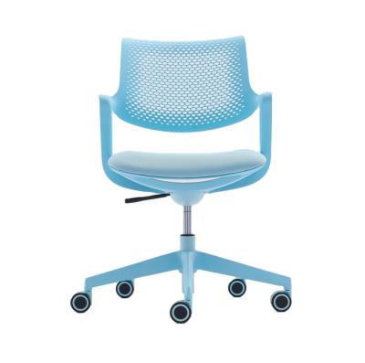 China Wholesale (Height)Adjustable Comfortable Soft Arm Furniture Soft Fabric Mesh Durable Office Chair With Wheels for sale