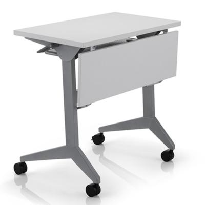 China Modern Simple Folding Table / Silver Frame School, Education, Library Table for sale