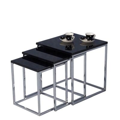 China Modern Mirror Cafe Teble Set for sale