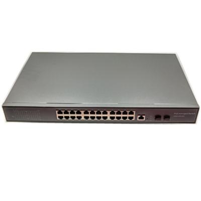 China LACP Managed 24-Port Full Gigabit L2 Switch with 2 SFP Slot Ethernet Switch for sale