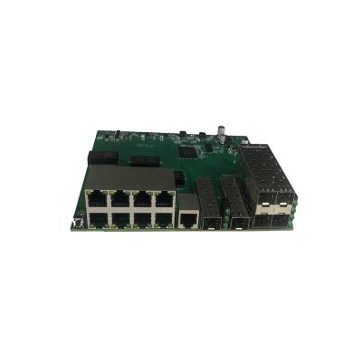 China FTTH FTTB FTTX Network 8 x 10/100/1000Mbps RJ-45 Plus 2 x 10Gbps SFP Managed POE Ethernet Switch for sale