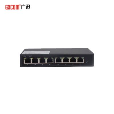 China CCTV Factory OEM ODM 8 Ports Full Gigabit IEEE802.3 af/at 48V Managed PoE Switch for sale