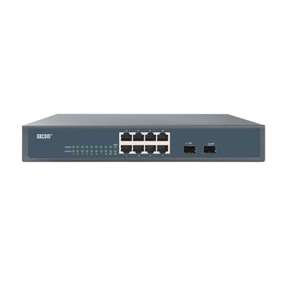 China LACP Managed 8 Port Full Gigabit Passive 24V PoE Switch With 2 SFP Slots For UAP for sale