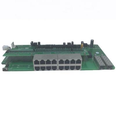 China POE 16*10/100M/1000M RJ45 Ports With 2*10/100/1000M SFP Slots Non-Standard PoE Switch 24V for sale