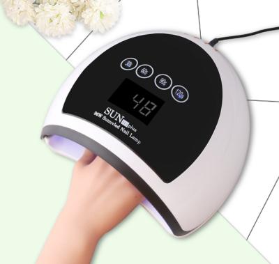 China SUN H2plus 96W Dual Induction Manicure Treatment Manicure Pedicure Amazon Suppliers Auto Smart Induction UV Gel Led Nail Lamp Dryer for sale