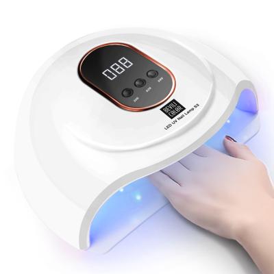 China Gel Nail Curing Professional Small Nail 54W Portable UV Lamp Gel Polish Light Dryer With Smart Sensor for sale