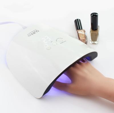 China Nail Tool Jinyi Sun5v 24w Induction Light Source Multispeed Timing Lamp Double Bead Usb Interface Foot Mini Nail Lamp Uv Led Dryer for sale