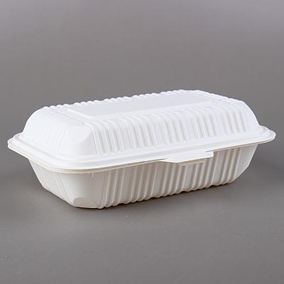 China Disposable Meal Box Disposable Cornstarch Food Meal Meal Box Biodegradable for sale