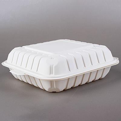 China Disposable Meal Box Disposable Cornstarch Food Meal Meal Box Biodegradable for sale