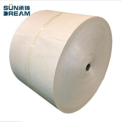 China Moisture Proof Factory Provides 80-350 Gsm Single Side PE Coated Paper Roll Without Printing 100% Wood Pulp The Raw Material For Make Paper Cup for sale