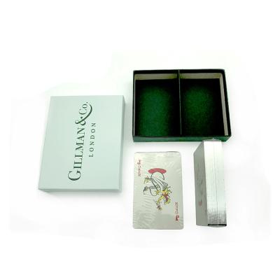 China Unique Paper 2 Decks Playing Cards , Double Deck Card Game Printing Playing Card Maker for sale